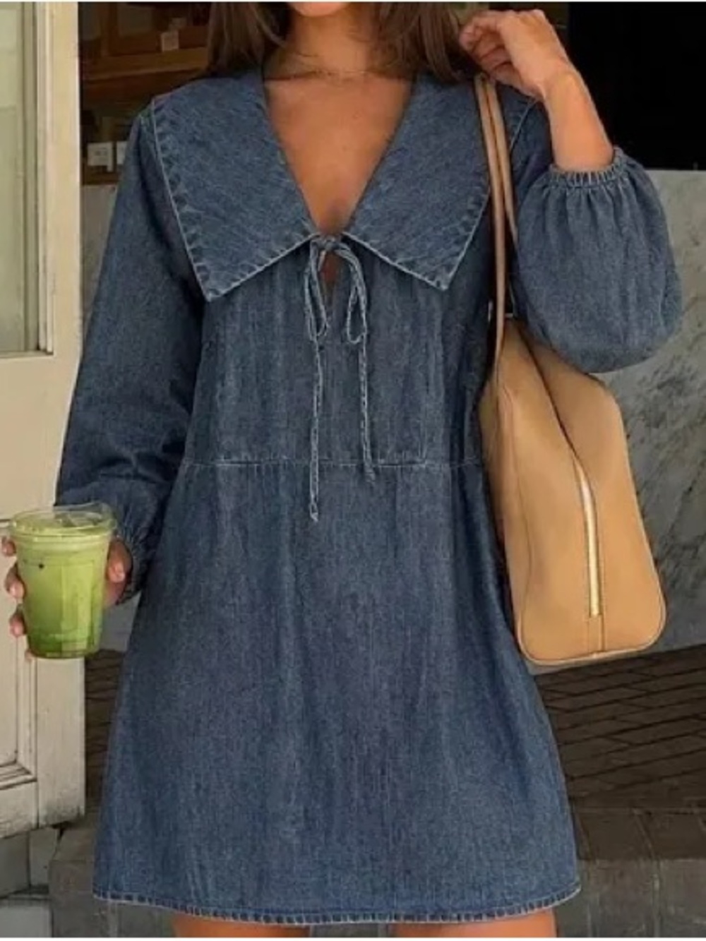 Old Navy Denim Mini Dress - Jean